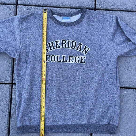 vintage sheridan college sweatshirt - Picture 4 of 5